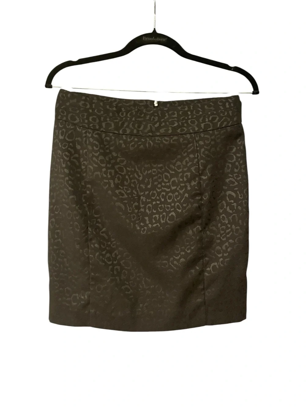 Cynthia Rowley Charcoal Jacquard Pencil Skirt